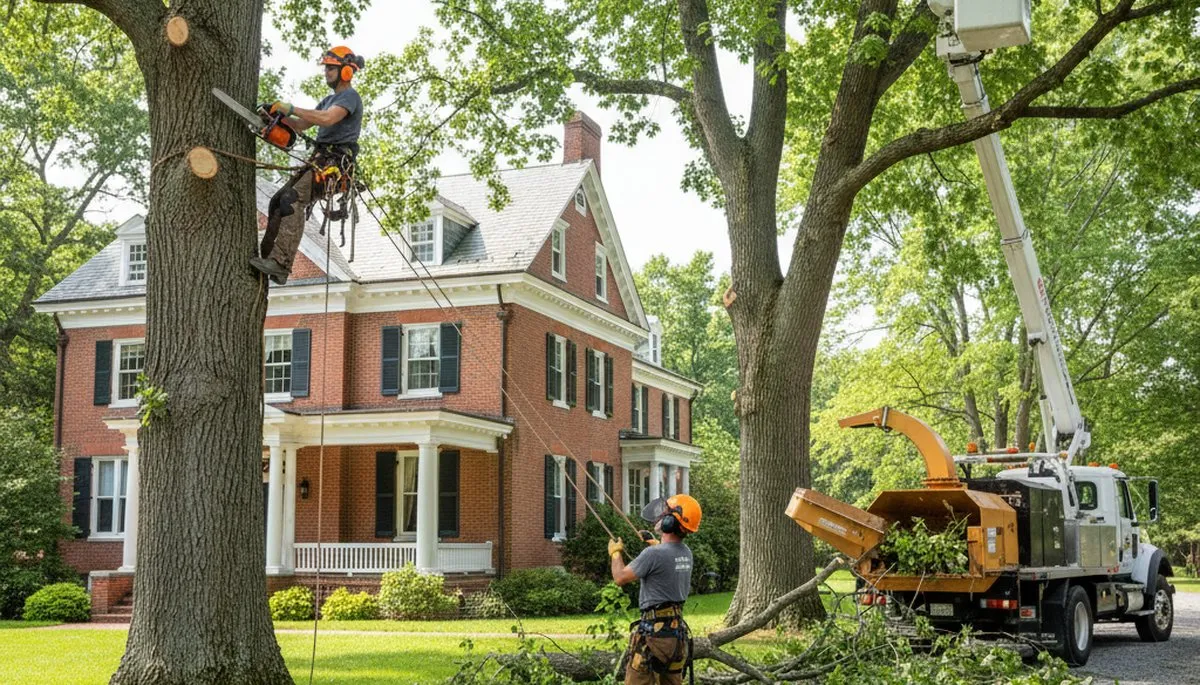 Professional tree service crew providing tree removal in Lancaster, PA