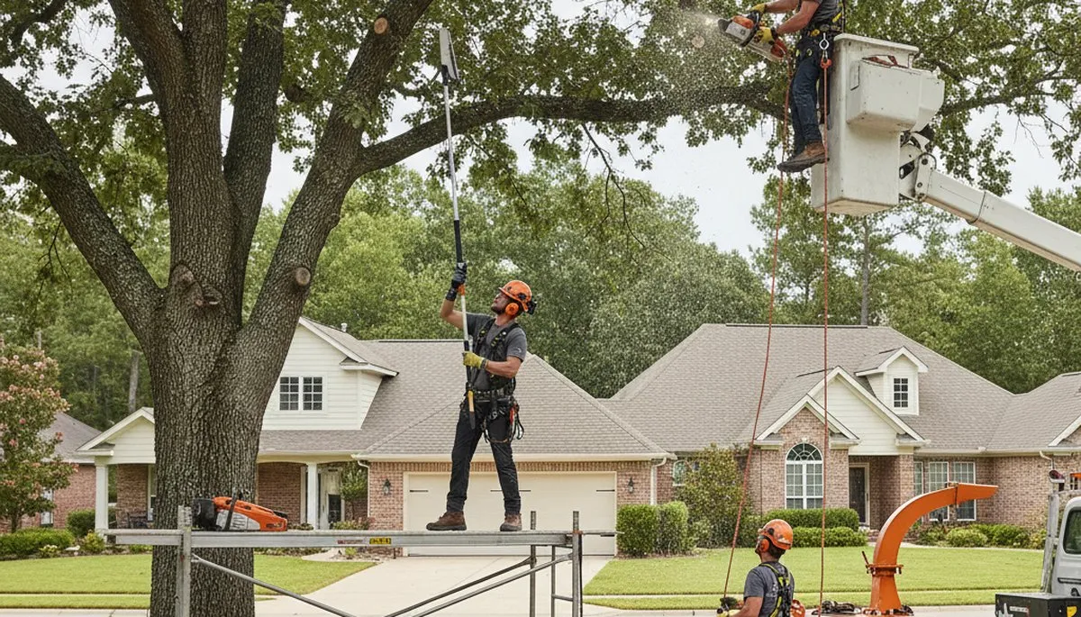 Lancaster, PA arborist trimming trees for safer, healthier growth and improved curb appeal
